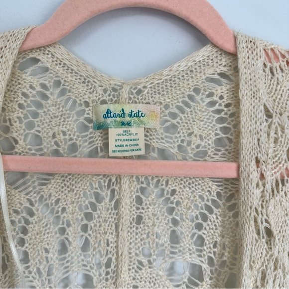 🌾Crochet Bohemian Shawl Poncho Duster, Stevie Nicks, 70’s Altard State Hippie - Picture 7 of 9